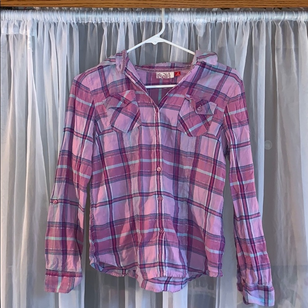 Plaid long sleeve